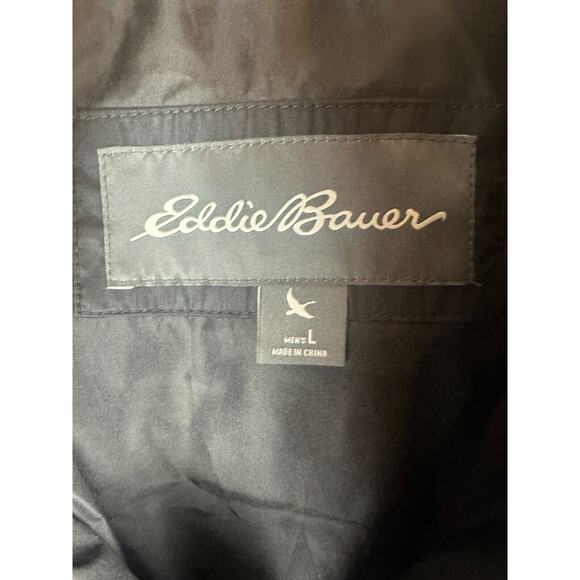 Eddie Bauer Black Goose Down Puffer Vest Full Zip Quilted EB650 Men's Size Large - Picture 4 of 8